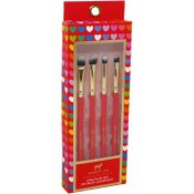 Wholesale - 4pc DABNEY LEE EYE AND MAKEUP BRUSH SET C/P 72, UPC: 4890808250624